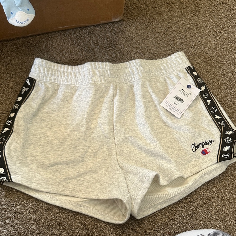 Champion Women's Athletic Shorts with Black Trim